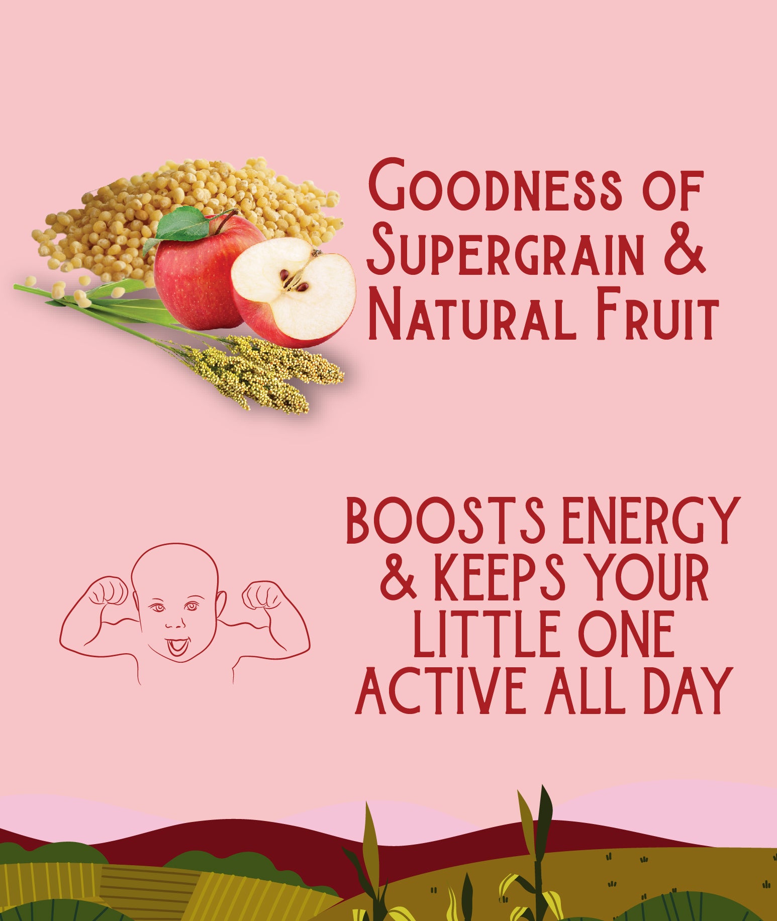 MILLET AND APPLE CEREAL