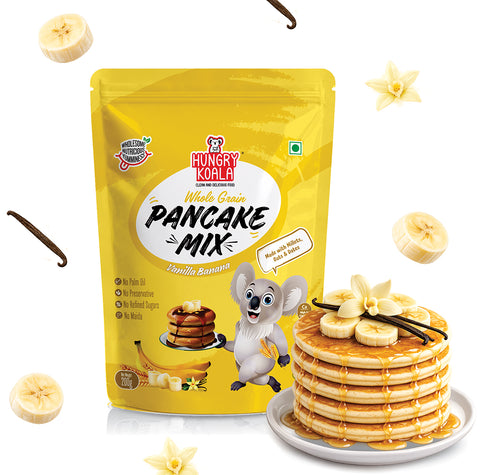 Vanilla - Banana Pancake  (Made with Sorghum, Oats, Moong dal, Dates & Jaggery)