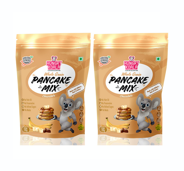 Chocolate pancake combo (Pack of 2- Made with Sorghum, Oats, Moong dal, Dates & Jaggery)