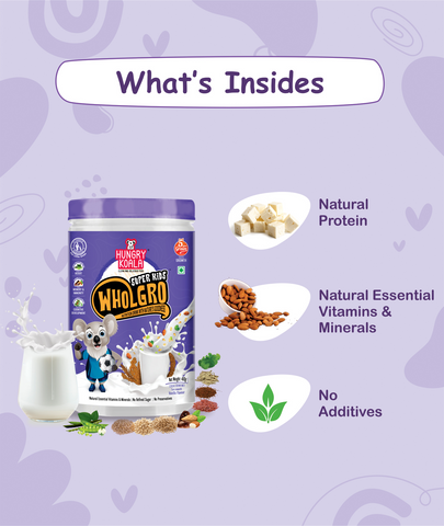 Wholgro Superkids Combo Pack of 2 (Chocolate) 400g each