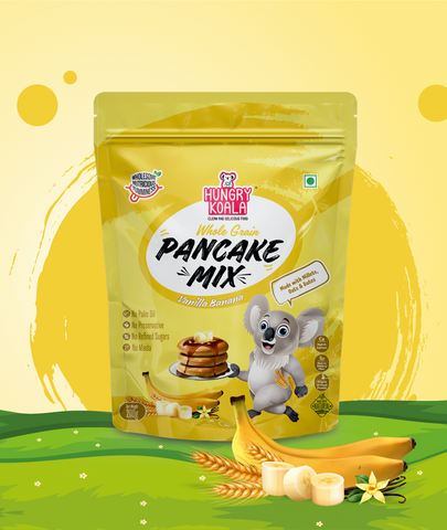 Vanilla - Banana Pancake  (Made with Sorghum, Oats, Moong dal, Dates & Jaggery)