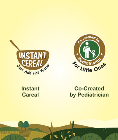 Rice Moong dal Khichdi & Little Millet Apple Kheer combo (Instant Cereal / Travel Friendly)