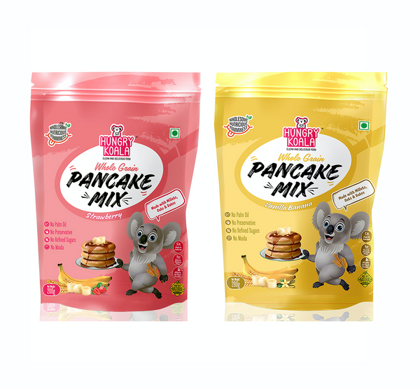 Vanilla - Strawberry Pancake combo 200g each