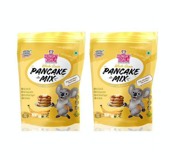 Vanilla Pancake Combo (Pack of 2 - Made with Sorghum, Oats, Moong dal, Dates & Jaggery) 200g each