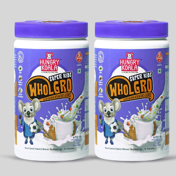 Wholgro Super Kids Combo pack of 2 (Vanilla) 400g each