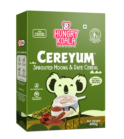 SPROUTED MOONG AND DATE CEREAL