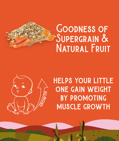PROTEIN RICH COMBO( OATS CARROT & SPROUTED MOONG DATES) (7months +)