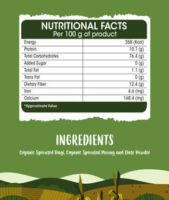 WEIGHT PROMOTER COMBO — SPROUTED MOONG & MILLET APPLE